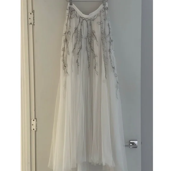 Chasing Unicorns Moonlight Mile White Tulle Skirt Medium - Picture 2 of 10
